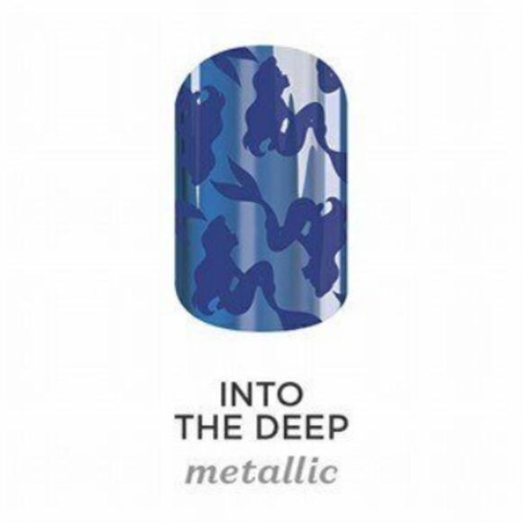 Jamberry Into The Deep The Little Mermaid Full Sheet nail Wraps 42A3 - Picture 1 of 8